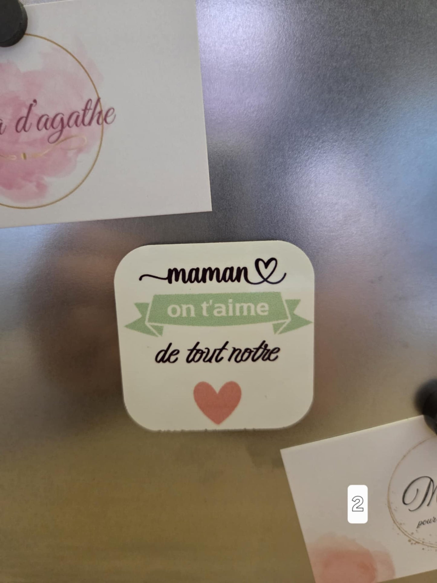 Magnet Carré Original – Votre Frigo, Votre Style