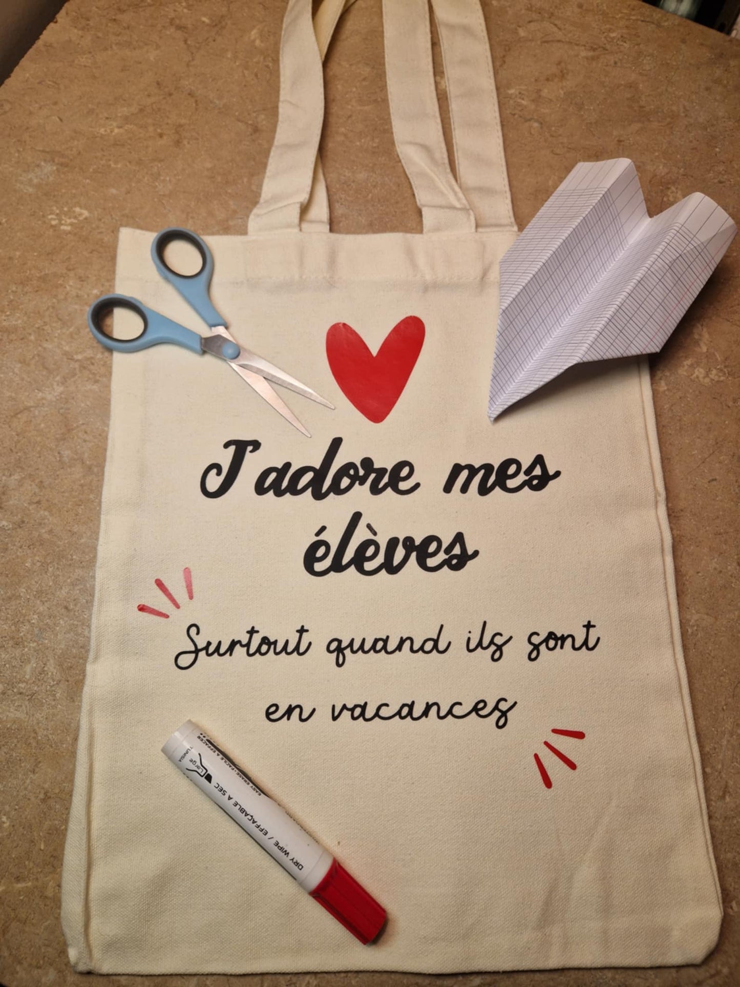 Tote Bag "J'adore mes élèves…"
