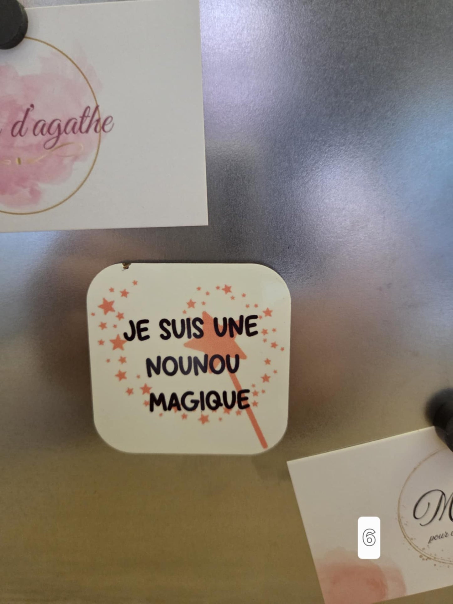 Magnet Carré Original – Votre Frigo, Votre Style