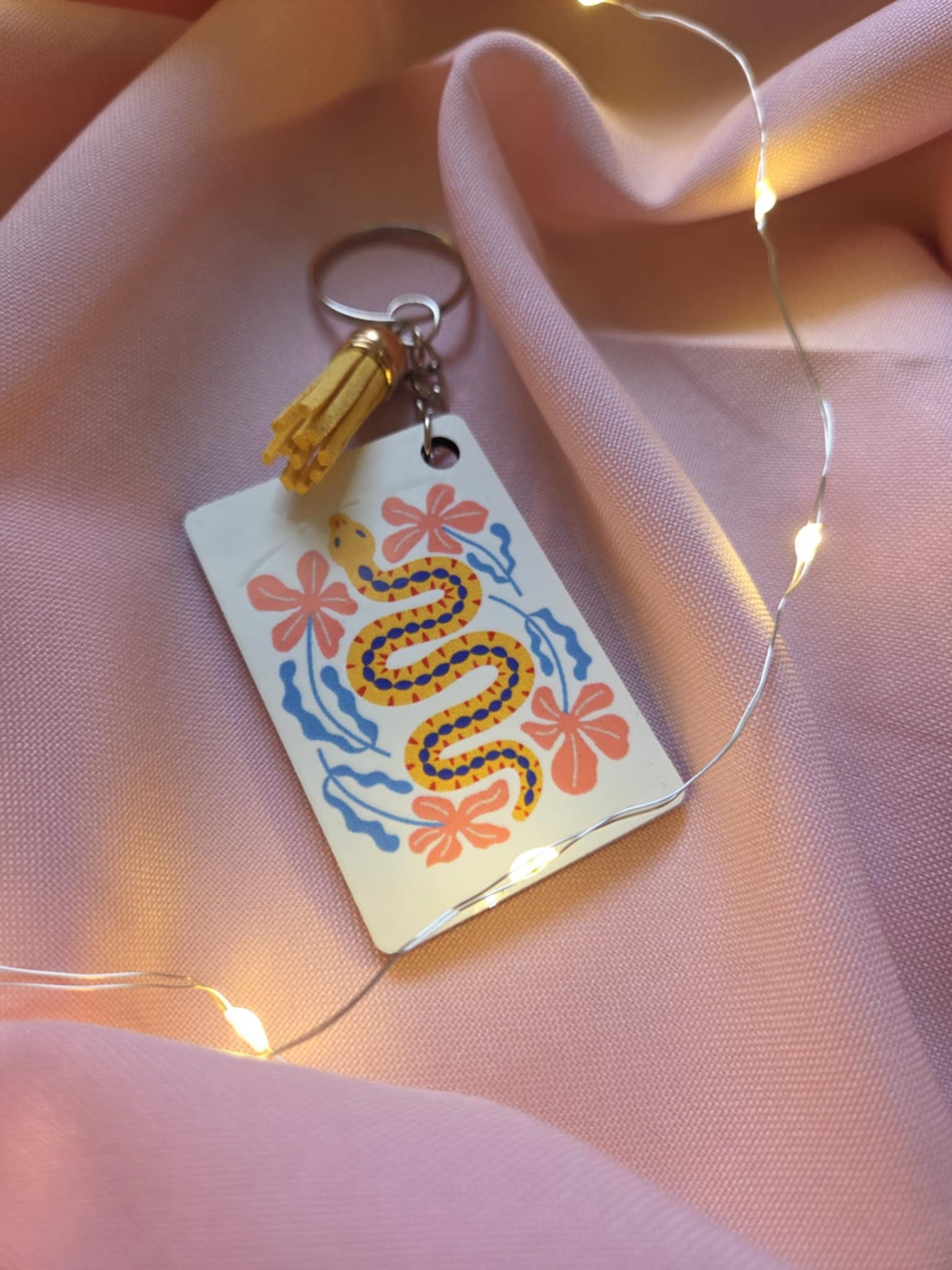 Porte-clés “Serpent Bohème”