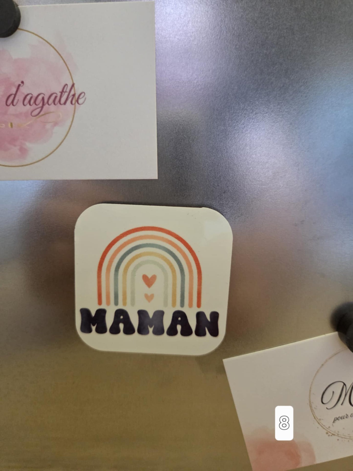 Magnet Carré Original – Votre Frigo, Votre Style