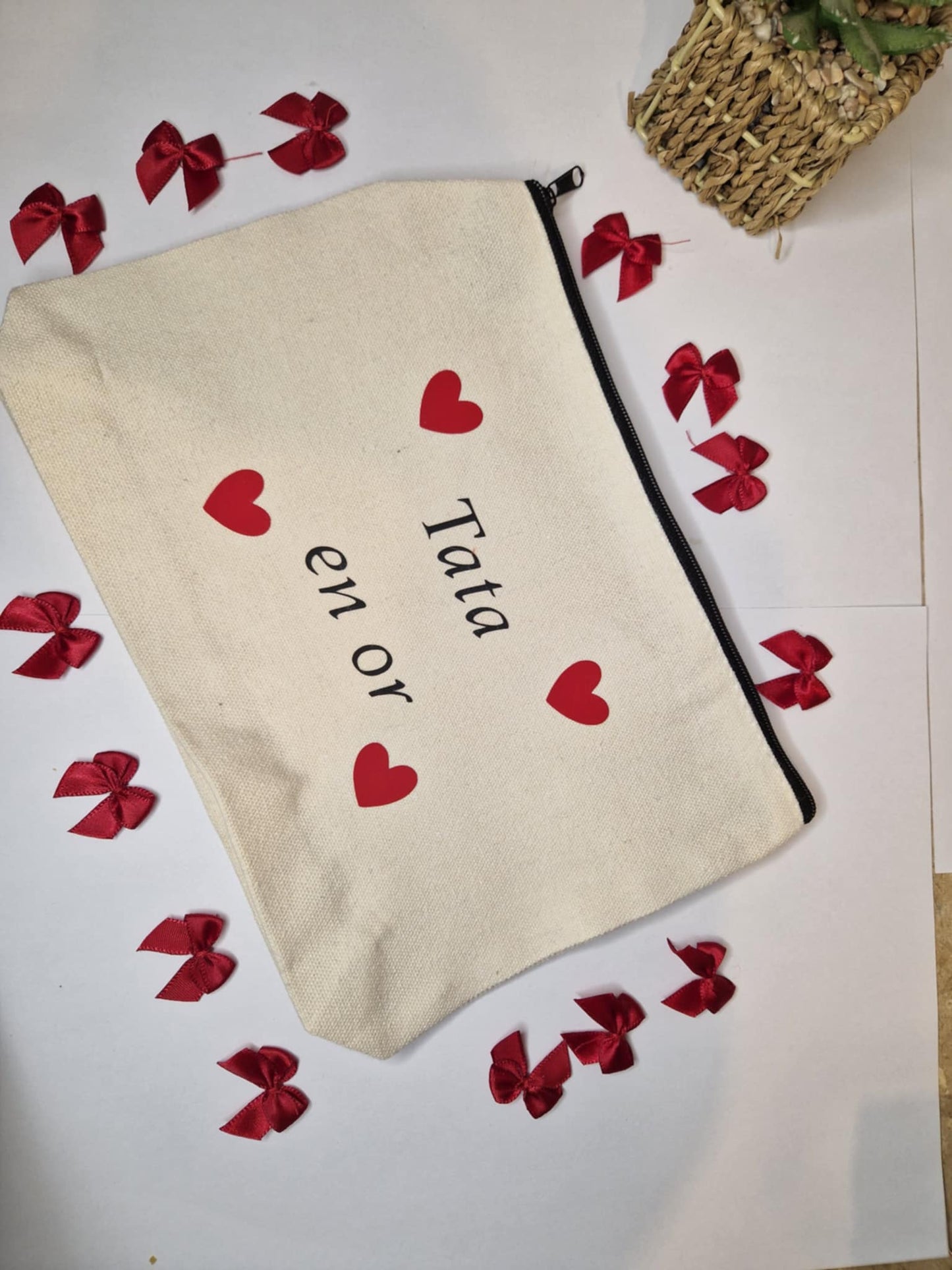 Trousse de toilette " Tata en or "