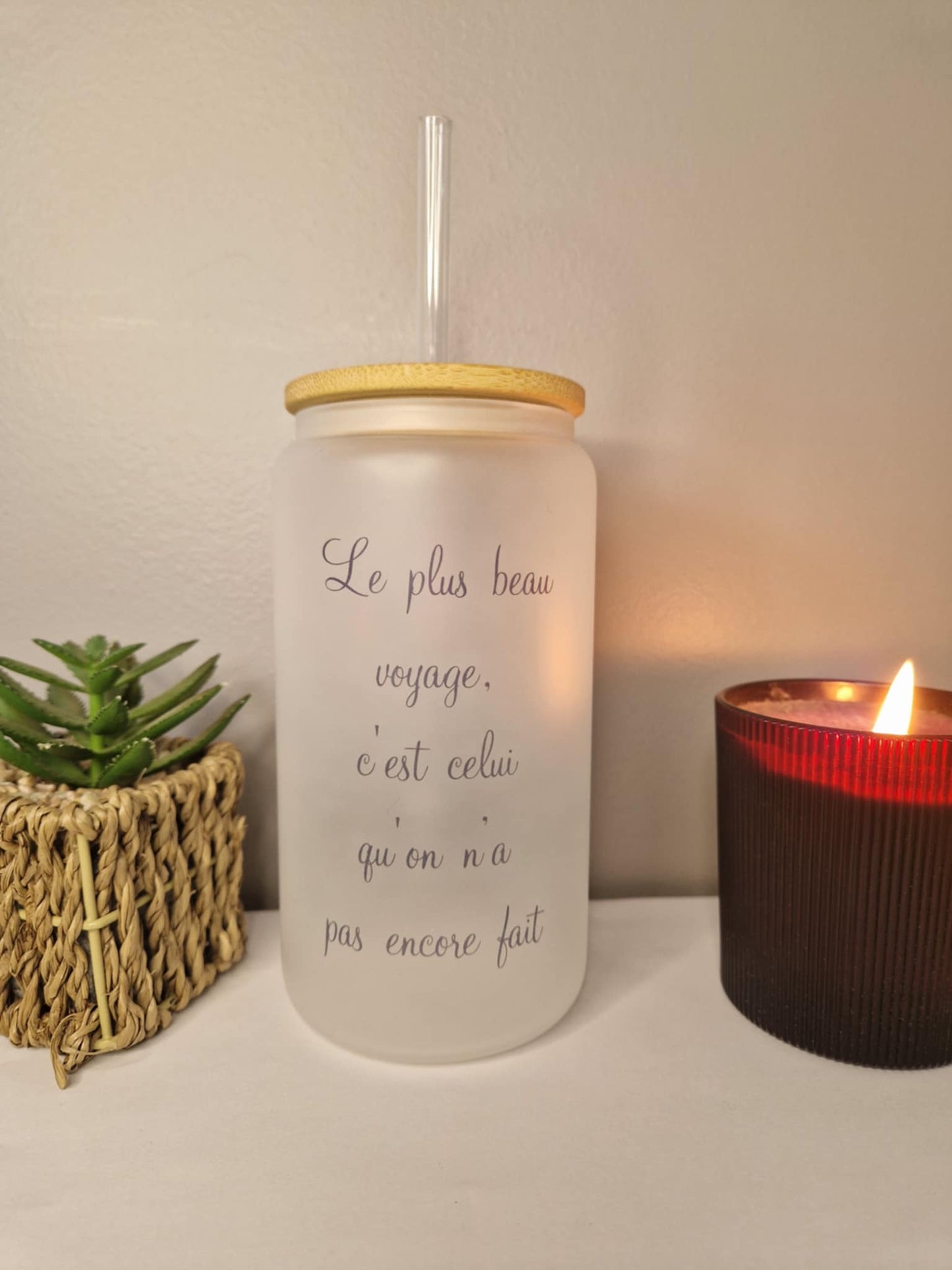 Verre canette " Voyageur "