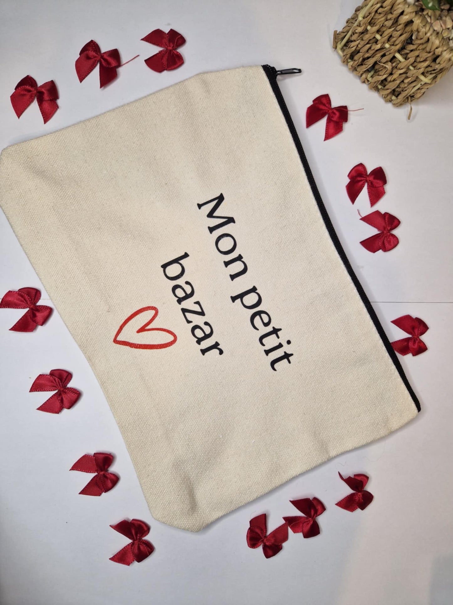 Trousse de toilette " Mon petit bazar "