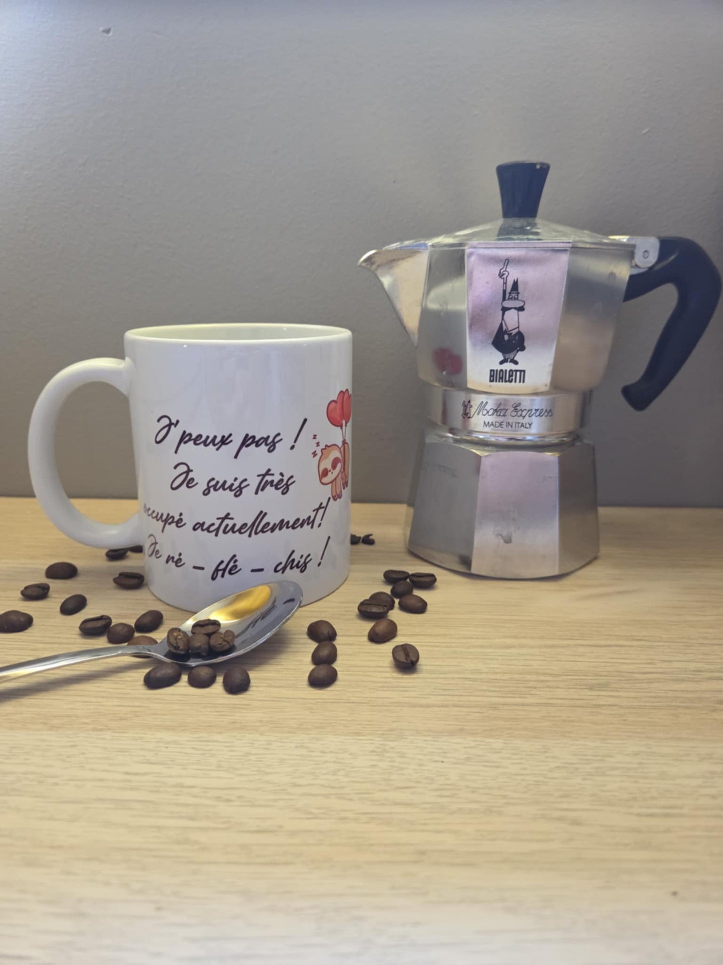 Mug " je ré-flé-chis"