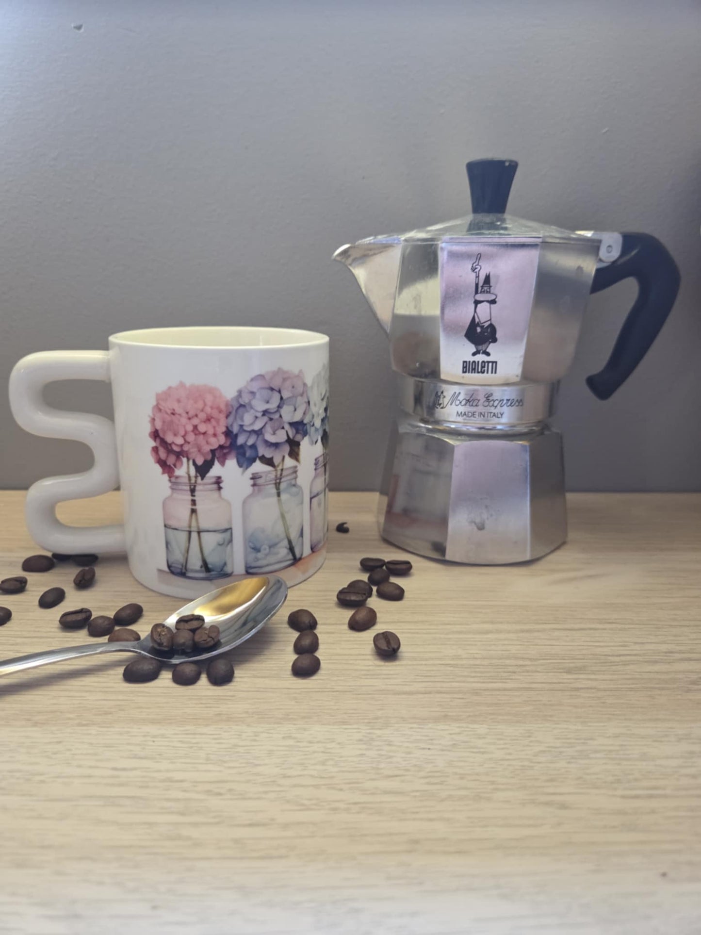 Mug "Hortensias en fleurs"