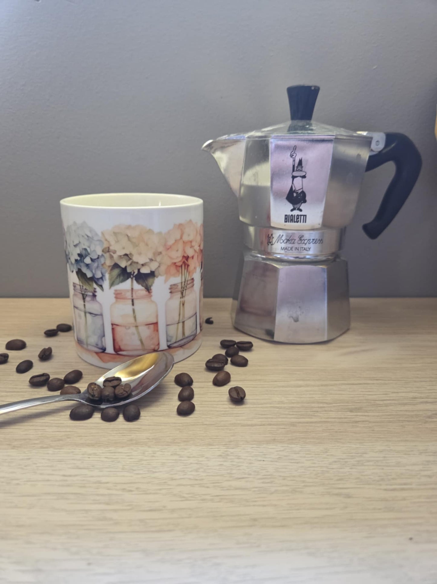 Mug "Hortensias en fleurs"