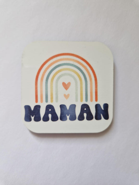 Magnet "Maman Arc-en-ciel" – Les Belles Ratées