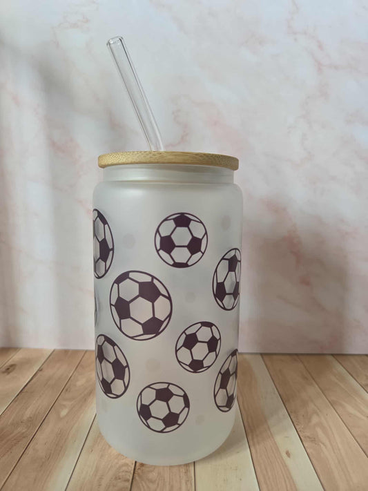 Verre canette " Foot "