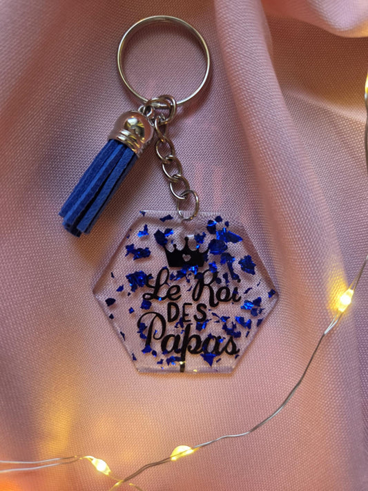 Porte-clés “Le Roi des Papas”