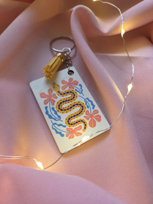 Porte-clés “Serpent Bohème”