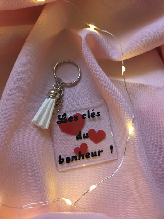 Porte-clés “Les clés du bonheur”