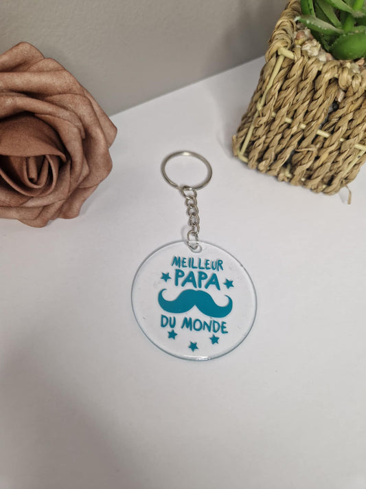 Porte-clés " Meilleur papa "