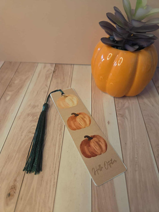 Marque pages " Hello October "