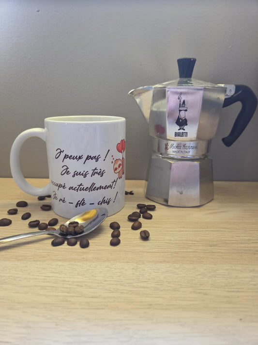 Mug " je ré-flé-chis"